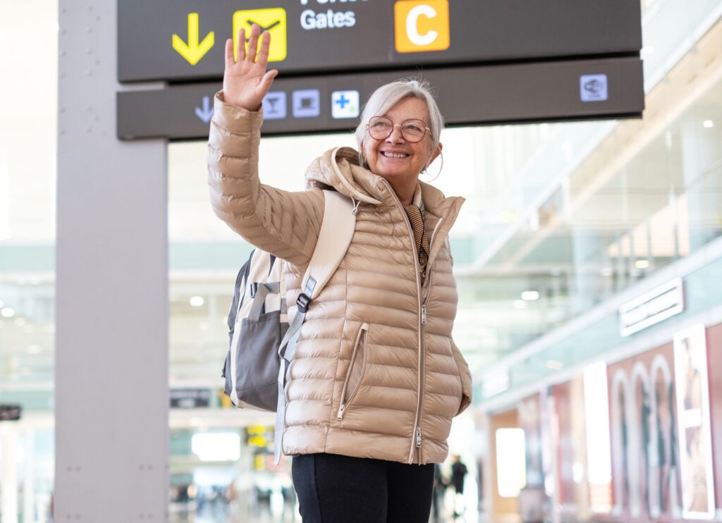 Senior éligible au programme ANCV Seniors en Vacances